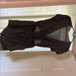 Starry romper- tie in front